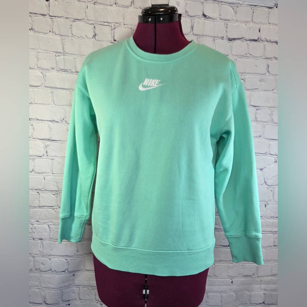 Nike Kids Aqua Crewneck Sweatshirt